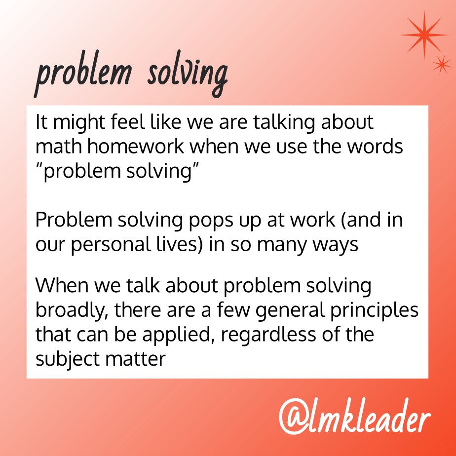 problem solving