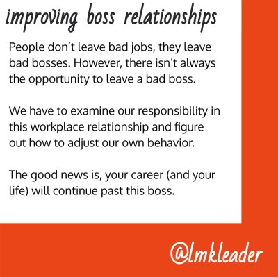 improving boss relationships